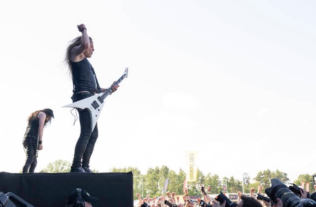 Christian Bay of German band Freedom Call on stage at Sweden Rock Festival in Solvesborg, Sweden, June 08, 2022 SOLVESBORG SWEDEN x10080x  Copyright: xFredrikxSandbergx xTTx SWEDEN ROCK 2022
