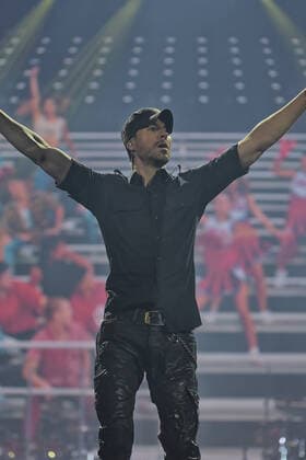 Enrique Iglesias performs at O2 Arena in Prague, Czech Republic, June 8, 2022. (CTKxPhoto AndreaxBarcalova) CTKPhotoF202206090026001 