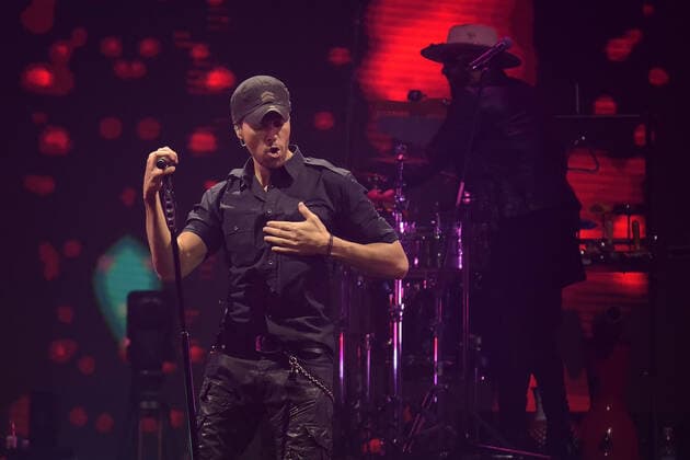 Enrique Iglesias performs at O2 Arena in Prague, Czech Republic, June 8, 2022. (CTKxPhoto AndreaxBarcalova) CTKPhotoF202206090029201 