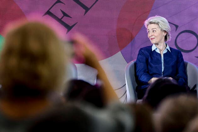 News Themen der Woche KW23 June 9, 2022, ROME, ITALY: President of the European Commission Ursula von der Leyen during the official opening of the first edition of the New European Bauhaus International Festival, MAXXI museum, in Rome, Italy, 09 June 2022..ANSA FABIO FRUSTACI ROME ITALY - ZUMAa110 20220609_zaf_a110_026 Copyright: xFabioxFrustacix