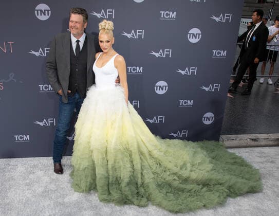 09 June 2022 - Los Angeles, California - Blake Shelton and Gwen Stefani. 48th AFI Life Achievement Award Gala Tribute Celebrating Julie Andrews. Hollywood USA - ZUMAa123 20220609_zaa_a123_055 Copyright: xBillyxBennightx