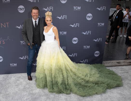 09 June 2022 - Los Angeles, California - Blake Shelton and Gwen Stefani. 48th AFI Life Achievement Award Gala Tribute Celebrating Julie Andrews. Hollywood USA - ZUMAa123 20220609_zaa_a123_057 Copyright: xBillyxBennightx