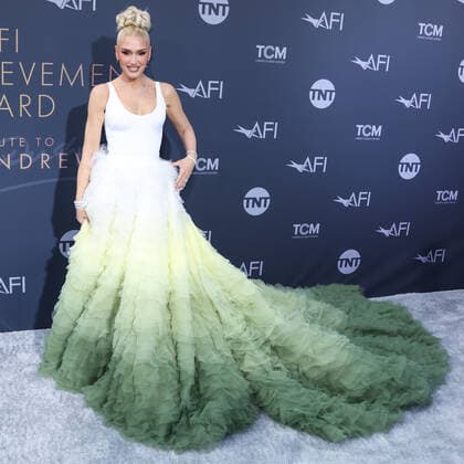 48th Annual AFI Life Achievement Award Honoring Julie Andrews American singer Gwen Stefani arrives at the 48th Annual AFI Life Achievement Award Honoring Julie Andrews held at the Dolby Theatre on June 9, 2022 in Hollywood, Los Angeles, California, United States. Dolby Theatre, Hollywood, Los Angeles, California California United States  Copyright: xImagexPressxAgencyx originalFilename: collin-48thannu220610_npvcu.jpg