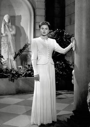 Ingrid Bergman, Notorious (1946). Photo credit: RKO File Reference 34145-881  Copyright: xCPCx 34145-881 The Hollywood Archive