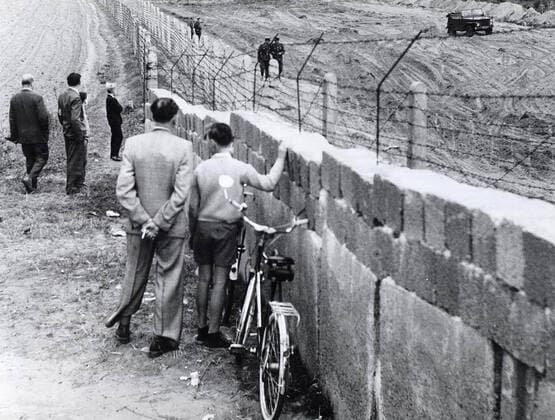 Here, on the Line Between the Outskirts of West Berlin (Left) and East Germany, the Communists Are Clearing a 100 Meter (330 Foot) Strip. In Distant Background is an East German Watchtower, from Which Armed Guards Cover the Border Area 1062_05_M_-12883-