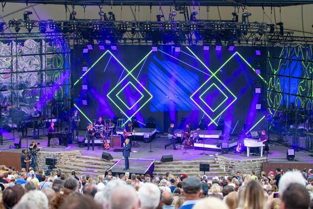 St. Goarshausen Schlagersänger Roland Kaiser, Live mit Band beim Konzert am 10.06.2022 in St. Goarshausen Copyright: xGerhardxWingenderx xEibner-Pressefotox EP_GWR