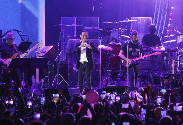 FOTO IPP MIPA ASSAGO 10 6 2022 CONCERTO MARC ANTHONY NELLA FOTO : IL CANTANTE MARC ANTHONY, MARCO ANTONIO MUNIZ Italy Photo Press - World Copyright