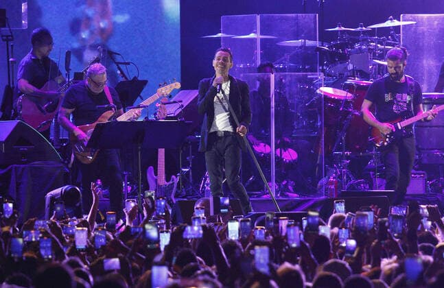FOTO IPP MIPA ASSAGO 10 6 2022 CONCERTO MARC ANTHONY NELLA FOTO : IL CANTANTE MARC ANTHONY, MARCO ANTONIO MUNIZ Italy Photo Press - World Copyright