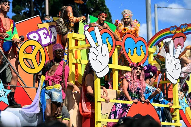 June 11, 2022, Rome: Members and supporters of the lesbian, gay, bisexual and transgender (LGBT) community take part in the Pride parade in Rome, Italy, 11 June 2022. ANSA RICCARDO ANTIMIANI Rome  - ZUMAa110 20220611_zaf_a110_007 Copyright: xRiccardoxAntimianix