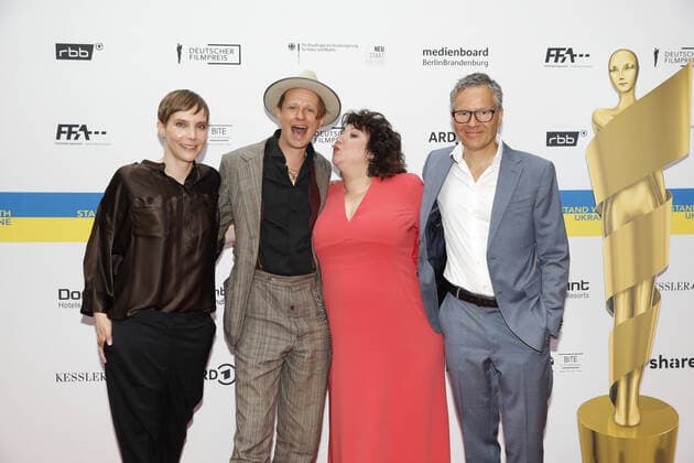 Nominiertenabend DEUTSCHER FILMPREIS 2022 Claudia Steffen, Alexander Scheer und Meltem Kaptan und Christoph Friedel beim Nominiertenabend DEUTSCHER FILMPREIS 2022 am 11. Juni 2022 im BITE BY RITTER RICHARD in Berlin. 09.06.2022 Copyright: xEventpressxGolejewskix