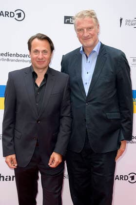 Till Derenbach und Michael Souvignier beim Nominiertenabend zum Deutschen Filmpreis 2022 im BITE by Ritter Richard. Berlin, 11.06.2022