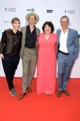 Claudia Steffen, Alexander Scheer, Meltem Kaptan und Christoph Friedel beim Nominiertenabend zum Deutschen Filmpreis 2022 im BITE by Ritter Richard. Berlin, 11.06.2022