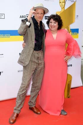 Alexander Scheer und Meltem Kaptan beim Nominiertenabend zum Deutschen Filmpreis 2022 im BITE by Ritter Richard. Berlin, 11.06.2022