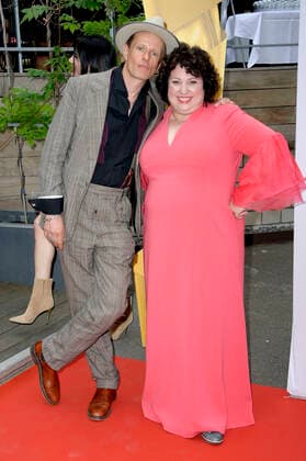 Alexander Scheer und Meltem Kaptan beim Nominiertenabend zum Deutschen Filmpreis 2022 im BITE by Ritter Richard. Berlin, 11.06.2022