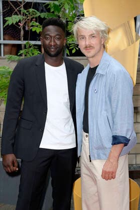 Farba Dieng und Albrecht Schuch beim Nominiertenabend zum Deutschen Filmpreis 2022 im BITE by Ritter Richard. Berlin, 11.06.2022