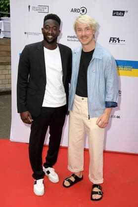 Farba Dieng und Albrecht Schuch beim Nominiertenabend zum Deutschen Filmpreis 2022 im BITE by Ritter Richard. Berlin, 11.06.2022
