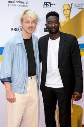 Albrecht Schuch und Farba Dieng beim Nominiertenabend zum Deutschen Filmpreis 2022 im BITE by Ritter Richard. Berlin, 11.06.2022