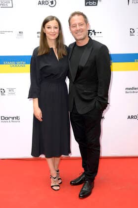 Alexandra Maria Lara und Florian Gallenberger beim Nominiertenabend zum Deutschen Filmpreis 2022 im BITE by Ritter Richard. Berlin, 11.06.2022