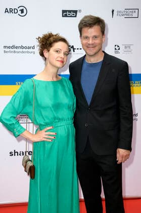 Uta Spikermann und Benjamin Herrmann beim Nominiertenabend zum Deutschen Filmpreis 2022 im BITE by Ritter Richard. Berlin, 11.06.2022