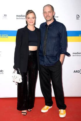 Saskia Rosendahl und Godehard Giese beim Nominiertenabend zum Deutschen Filmpreis 2022 im BITE by Ritter Richard. Berlin, 11.06.2022