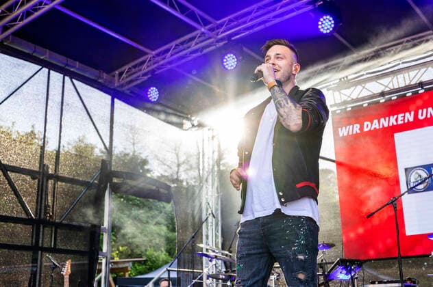 Sebastian Krenz live bei der Antenne Thüringen Party Tour 2022. Wasungen, 11.06.2022