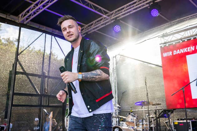 Sebastian Krenz live bei der Antenne Thüringen Party Tour 2022. Wasungen, 11.06.2022