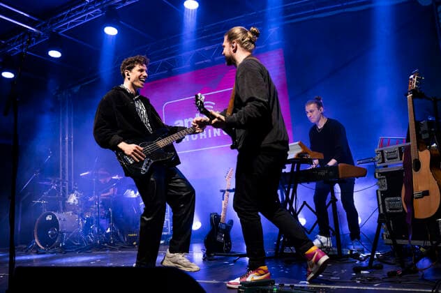 Tim Kamrad live bei der Antenne Thüringen Party Tour 2022. Wasungen, 11.06.2022