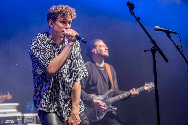 Tim Kamrad live bei der Antenne Thüringen Party Tour 2022. Wasungen, 11.06.2022
