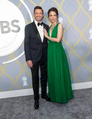 NY: 75th TONY awards Hugh Jackman and Sutton Foster attend 75th TONY awards at Radio City Music Hall New York New York United States Copyright: LevxRadin