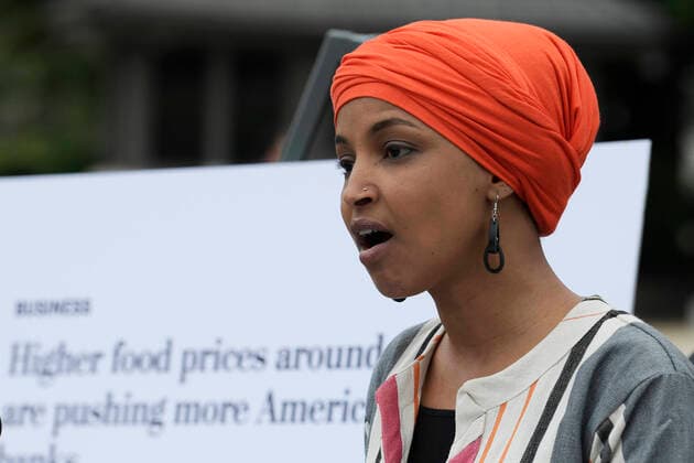 News Bilder des Tages June 14, 2022, Washington, Distric of Columbia, USA: US Representative ILHAN OMAR(D-MN) speaks about Domestic and Global Food crisis during a press conference, today on June 14, 2022 at House Triangle Capitol Hill in Washington DC, USA. Washington USA - ZUMAn298 20220614_znp_n298_006 Copyright: xLeninxNollyx