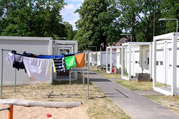 Gemeinschaftsunterkunft für Geflüchtete in Berlin-Spandau. Berlin, 14.06.2022 *** Shared accommodation for refugees in Berlin Spandau Berlin, 14 06 2022 Foto:xF.xKernx xFuturexImage