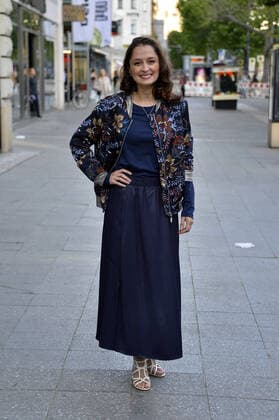 Sarah Alles Ankunft zum Dinner des Deutscher Schauspielpreis Hotel ZOO Berlin 14. Juni 2022