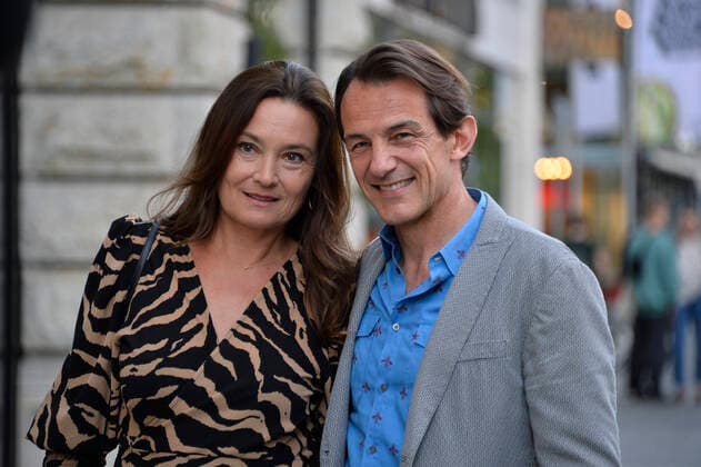 Hans Werner Meyer mit Ehefrau Jacqueline Macaulay Ankunft zum Dinner des Deutscher Schauspielpreis Hotel ZOO Berlin 14. Juni 2022