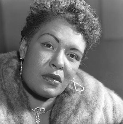 Billie Holiday. American jazz and swing singer, nicknamed Lady day. Born April 7 1915 - dead July 17 1959. Pictured when performing in Stockholm September 11 1954. Ref 2599 Copyright: xClassicxPicturexLibraryx