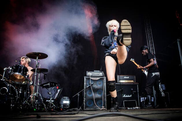 Wargasm live at Copenhell 2022, Copenhagen, Denmark Copenhagen, Denmark. 15th, June 2022. The British rockband Wargasm performs a live concert during the Danish heavy metal festival Copenhell 2022 in Copenhagen. Here vocalist Milkie Way is seen live on stage. Copenhagen Denmark  Copyright: xGonzalesxPhoto ChristianxHjorthx