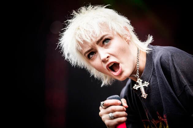 Wargasm live at Copenhell 2022, Copenhagen, Denmark Copenhagen, Denmark. 15th, June 2022. The British rockband Wargasm performs a live concert during the Danish heavy metal festival Copenhell 2022 in Copenhagen. Here vocalist Milkie Way is seen live on stage. Copenhagen Denmark  Copyright: xGonzalesxPhoto ChristianxHjorthx