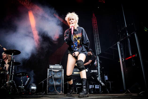 Wargasm live at Copenhell 2022, Copenhagen, Denmark Copenhagen, Denmark. 15th, June 2022. The British rockband Wargasm performs a live concert during the Danish heavy metal festival Copenhell 2022 in Copenhagen. Here vocalist Milkie Way is seen live on stage. Copenhagen Denmark  Copyright: xGonzalesxPhoto ChristianxHjorthx