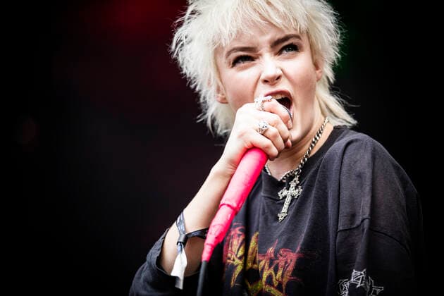 Wargasm live at Copenhell 2022, Copenhagen, Denmark Copenhagen, Denmark. 15th, June 2022. The British rockband Wargasm performs a live concert during the Danish heavy metal festival Copenhell 2022 in Copenhagen. Here vocalist Milkie Way is seen live on stage. Copenhagen Denmark  Copyright: xGonzalesxPhoto ChristianxHjorthx