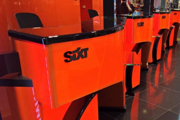 Sixt Autovermietung Pullach, Mietschalter am Flughafen in Muenchen