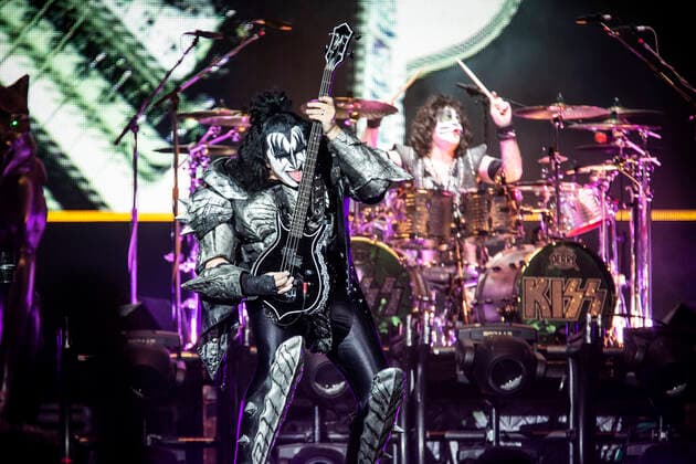 Kiss live at Copenhell 2022, Copenhagen, Denmark Copenhagen, Denmark. 16th, June 2022. The American rock band Kiss performs a live concert during the Danish heavy metal festival Copenhell 2022 in Copenhagen. Here vocalist and bass player Gene Simmons is seen live on stage. Copenhagen Denmark  Copyright: xGonzalesxPhoto ChristianxHjorthx