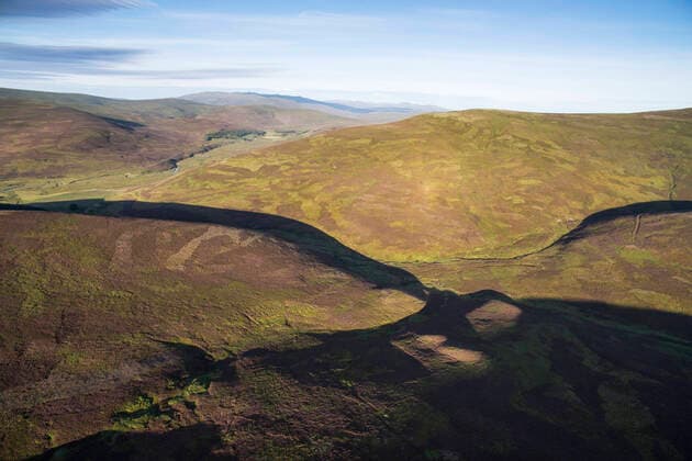 Open moorland mainly used for Grouse shooting, Eastern Grampians, Cairngorms National Park, Scotland, UK, August  1573658 SCOTLAND:xThexBigxPicture