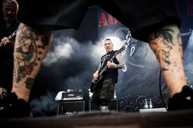 Agnostic Front live at Copenhell 2022, Copenhagen, Denmark Copenhagen, Denmark. 17th, June 2022. The American hardcore punk band Agnostic Front performs a live concert during the Danish heavy metal festival Copenhell 2022 in Copenhagen. Here guitarist Vinnie Stigma is seen live on stage. Copenhagen Denmark  Copyright: xGonzalesxPhoto ChristianxHjorthx