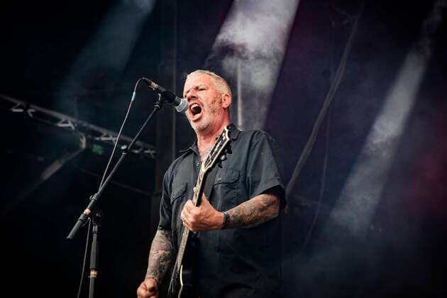 Agnostic Front live at Copenhell 2022, Copenhagen, Denmark Copenhagen, Denmark. 17th, June 2022. The American hardcore punk band Agnostic Front performs a live concert during the Danish heavy metal festival Copenhell 2022 in Copenhagen. Here guitarist Craig Silverman is seen live on stage. Copenhagen Denmark  Copyright: xGonzalesxPhoto ChristianxHjorthx