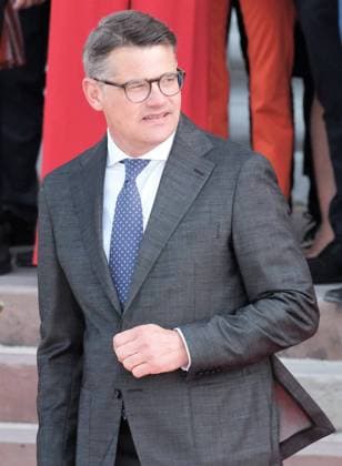 18.06.2022 xkhx Kassel, Bundespräsidenten Frank-Walter Steinmeier bei der Eröffnung der documenta fifteen Bild zeigt: Hessens Ministerpräsident Boris Rhein *** 18 06 2022 xkhx Kassel, Germany president Frank Walter Steinmeier at the opening of documenta fifteen picture shows Hesses prime minister Boris Rhein KH