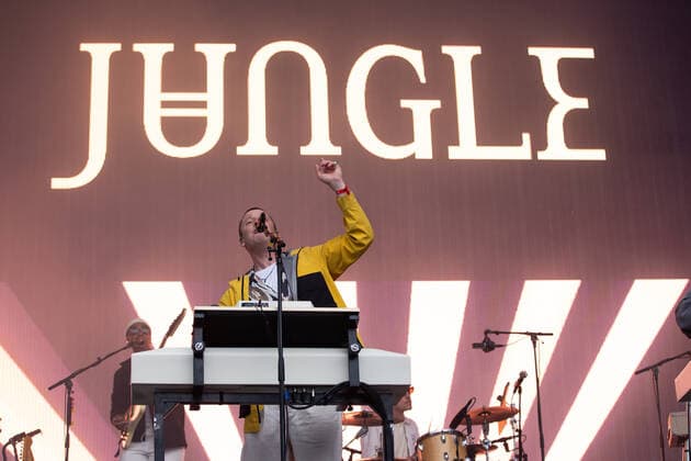 Jungle live at Piknik i Parken, Oslo, Norway Oslo, Norway. 17th, June 2022. The British band and music collective Jungle performs a live concert during the Norwegian music festival Piknik i Parken 2022 in Oslo. Here singer and musician Tom McFarland is seen live on stage. Oslo Norway  Copyright: xGonzalesxPhoto Per-OttoxOppix