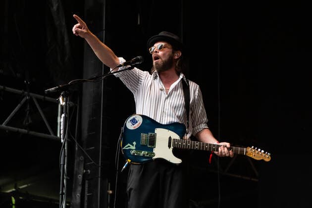 Supergrass live at Piknik i Parken 2022, Oslo, Norway Oslo, Norway. 17th, June 2022. The English rock band Supergrass performs a live concert during the Norwegian music festival Piknik i Parken 2022 in Oslo. Here singer Gaz Coombes is seen live on stage. Oslo Norway  Copyright: xGonzalesxPhoto Per-OttoxOppix