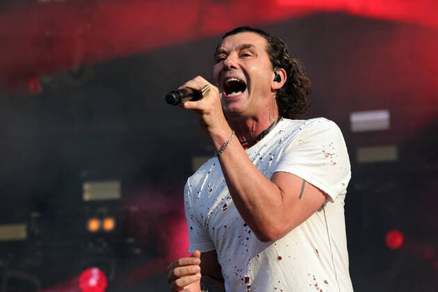 Bush - Rock the Ring 2022 Hinwil Gavin Rossdale, Frontmann der britischen Rockband Bush. Konzert beim Rock the Ring Festival in Hinwil am 17.06.2022. Kanton Zürich, Schweiz.