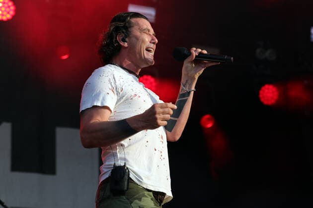 Bush - Rock the Ring 2022 Hinwil Gavin Rossdale, Frontmann der britischen Rockband Bush. Konzert beim Rock the Ring Festival in Hinwil am 17.06.2022. Kanton Zürich, Schweiz.