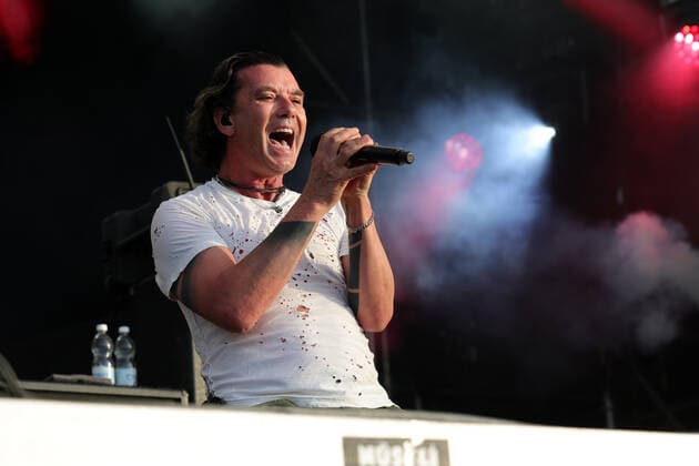 Bush - Rock the Ring 2022 Hinwil Gavin Rossdale, Frontmann der britischen Rockband Bush. Konzert beim Rock the Ring Festival in Hinwil am 17.06.2022. Kanton Zürich, Schweiz.