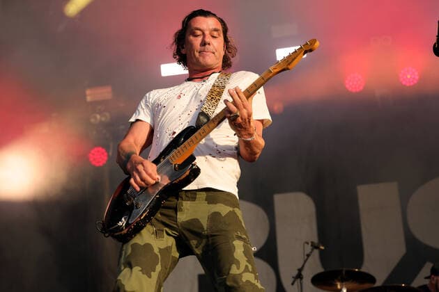 Bush - Rock the Ring 2022 Hinwil Gavin Rossdale, Frontmann der britischen Rockband Bush. Konzert beim Rock the Ring Festival in Hinwil am 17.06.2022. Kanton Zürich, Schweiz.